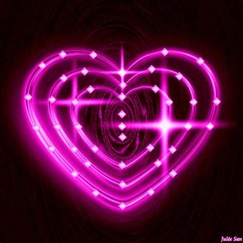 Pink Twinkling Heart Heart  Heart Overlay Animated Heart