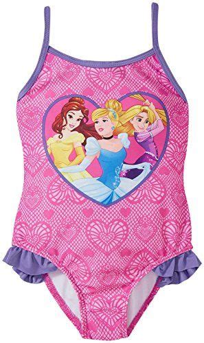 Princess Big Girl Swimsuit Pink Kids Swimwear Girls Disney Princess