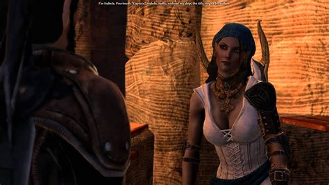 Dragon Age Captain Isabela Introduction Hot Rogue Fan Service Youtube