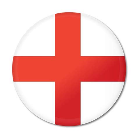 England Flag 50mm Badge Country Flags 5cm Diameter Pin Badges
