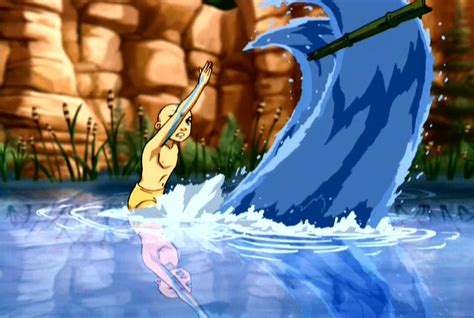 Aang Avatar The Last Airbender Bending Water The Last Airbender