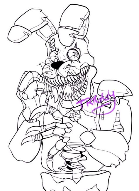 Nightmare Bonnie Speedpaint Included Five Nights At Freddys Amino