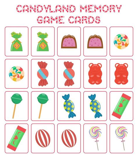 6 Best Candyland Game Cards Printable Pdf For Free At Printablee