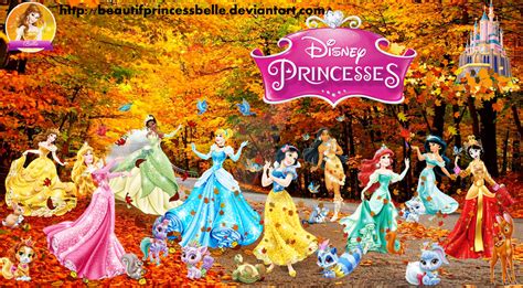 Disney Princesses Autumn Beauties By Beautifprincessbelle On Deviantart