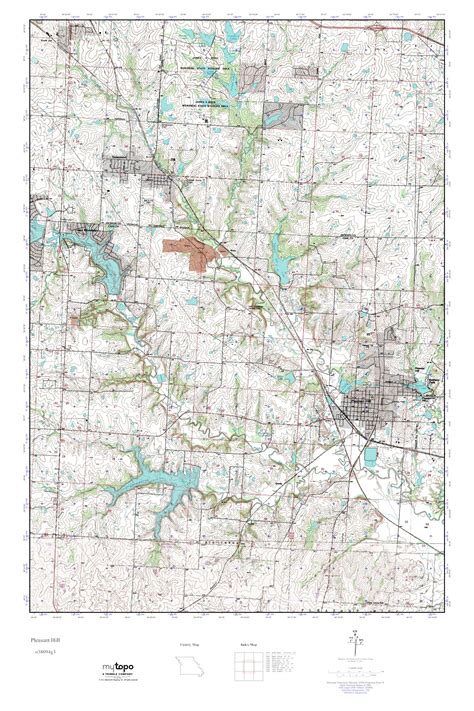 MyTopo Pleasant Hill, Missouri USGS Quad Topo Map