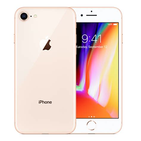 Iphone 8 64gb Rose Gold Gold Good Grade 100 Battery Mobile City