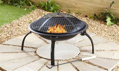 Large Folding Fire Pit | Groupon Goods