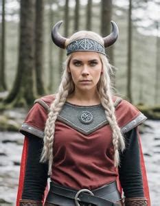 Viking Warrior Woman Cosplay Fancy Dress Face Swap Insert Your Face