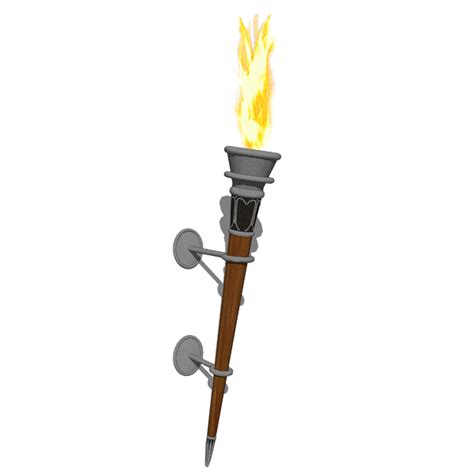 Medieval Wall Torches Set 3d Model Formfonts 3d Models And Textures