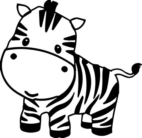 Baby Zebra Clip Art Clipart Best