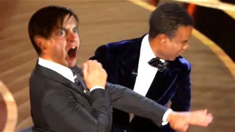 Bully Maguire Smacks Chris Rock At The Oscars YouTube