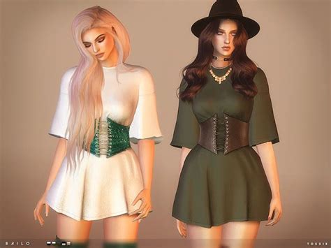 Sims 4 Ccs The Best Toksik Bailo Dress Sims 4 Clothing Sims