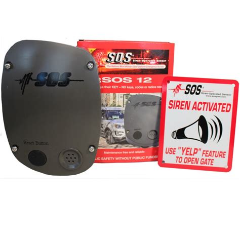 Sos Siren Operated Sensor Emergency Access System Pss