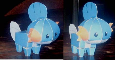 7 Best Images Of Printable Pokemon Papercraft Mudkip Easy Pokemon