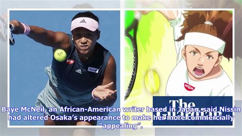naomi osaka sponsor apologises for whitewashing tennis star in ad youtube
