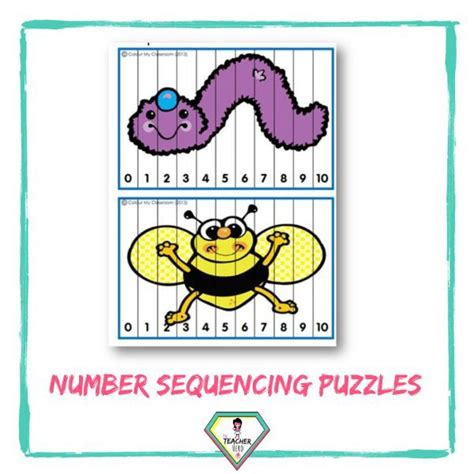 Teacher Resource Number Sequencing Puzzles 0 20 Teacher Resources