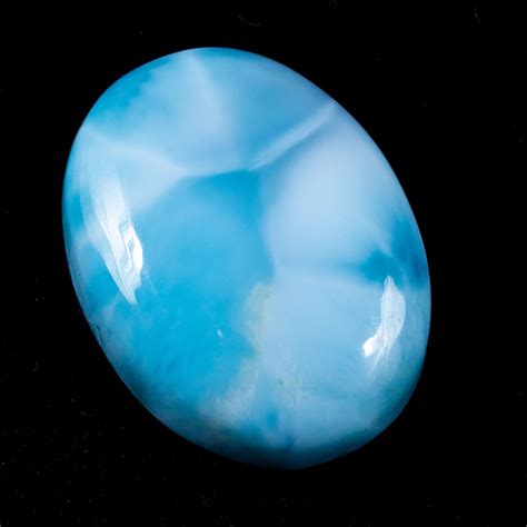 19 Ct Natural Larimar Loose Gemstone Oval Shape Blue Larimar Etsy