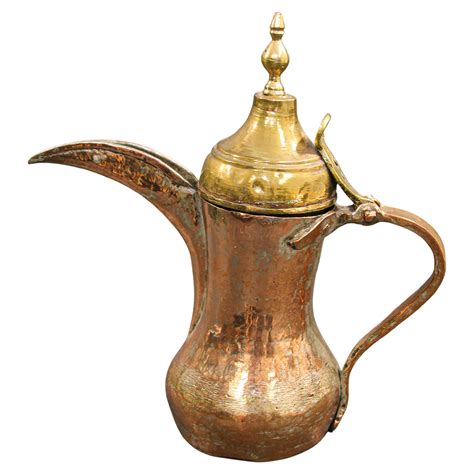 Middle Eastern Arabic Copper Coffee Pot Dallah For Sale At Stdibs