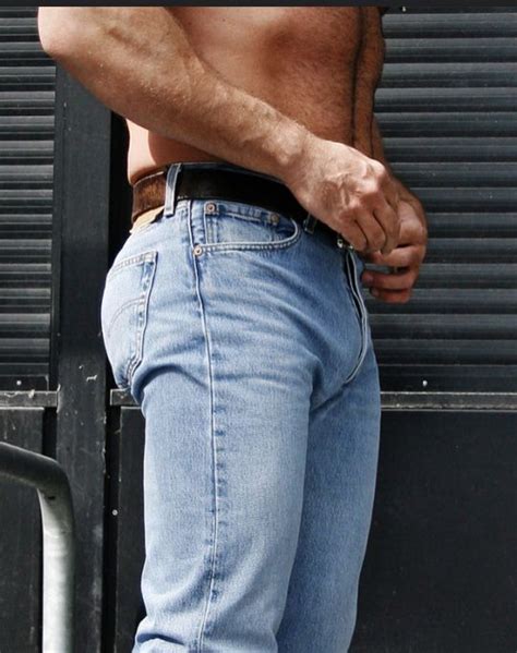 pin on jeans are a bulging