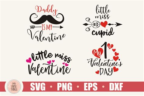 Included are 1 svg, 1 dxf, and 1 eps files that are ready for your cutting machine. Baby girl Valentine svg bundle, Valentine svg cut file
