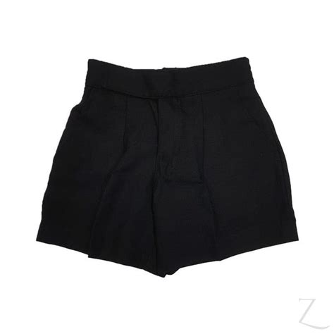 School Shorts Black Zalemart