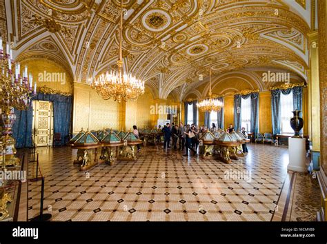 Interior Ceiling Of The Winter Palace Hi Res Stock Photography And