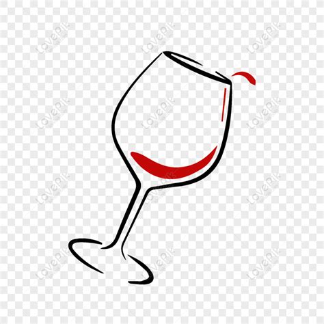 Free Cartoon Red Wine Glass Vector Png Transparent Image Png And Ai Image