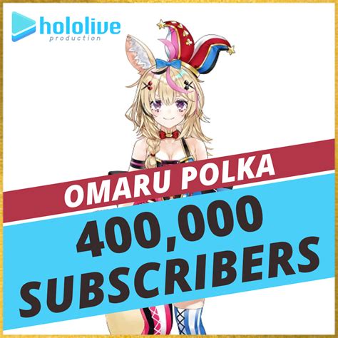 Congrats Polka Youre Now Officially A 400k Subs Vtuber 🎪 Rhololive
