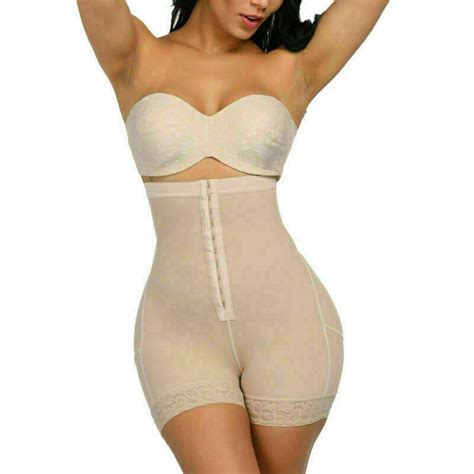 fajas colombianas high waist shapewear tummy control shaper girdle boned pants ebay