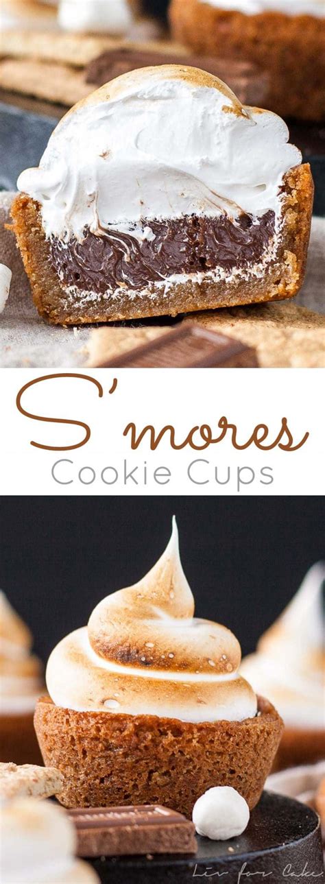 No Campfire Needed For These Smores Cookie Cups Graham Cracker Cookie