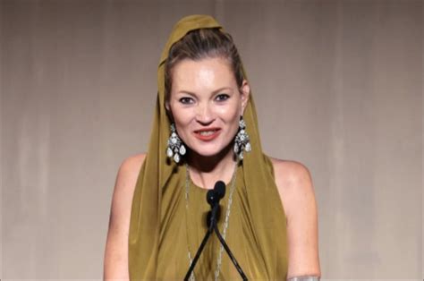 Kate Moss Suffers Major Wardrobe Malfunction As She Ends Up Exposing Her Breast In Low Cut Dress