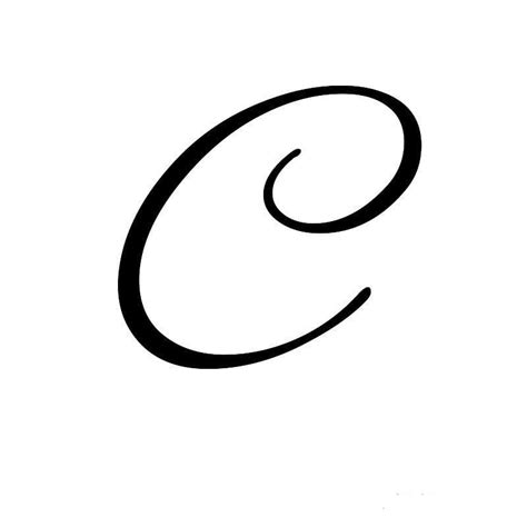 Printable Cursive C Letter Printableall