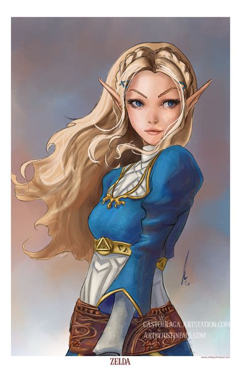 Breath of the wild fan art represents link as. ArtStation - Zelda - The Legend of Zelda : Breath of the ...