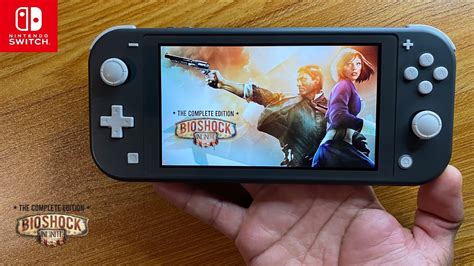 Bioshock Infinite The Complete Edition Nintendo Switch Lite Gameplay