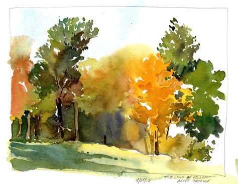 Plein Air Watercolor Sketches | Vermont Watercolor Artist Tony Conner
