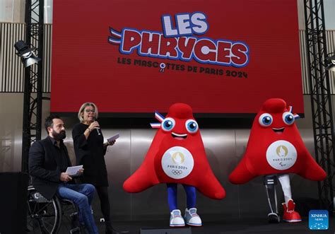 Phryges Unveiled As Official Mascots Of Paris Olympics And Paralympics Global Times