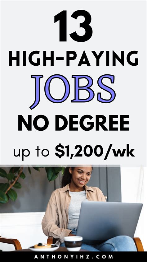 Are You Looking For High Paying Jobs That Dont Require Degree Need Good Jobs That Dont Need