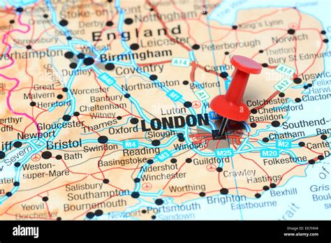 Pin Map Uk London Hi Res Stock Photography And Images Alamy