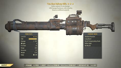 Two Shot Railway Rifle Explosive Dr Fallout Pc Buy