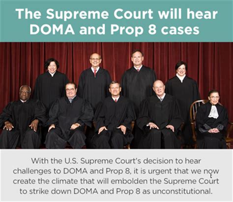 Breaking Supreme Court Will Hear Doma Case And Prop Case In