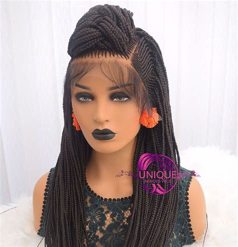 Braided Wigs Cornrow Braid Wig Lace Front Braided Wigs Lace Etsy