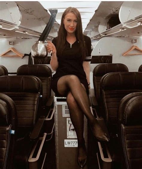 Nylons Pantyhose Outfits Pantyhose Legs Airline Attendant Flight Attendant Uniform Flight
