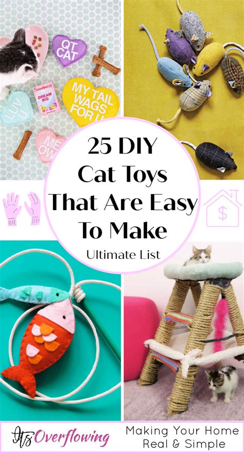 25 Homemade Diy Cat Toys That Are Easy To Make