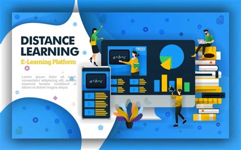 Premium Vector Illustrations For Distance Learning And Education