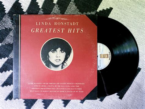 Linda Ronstadt Greatest Hits Vinyl Record Youre No Good Etsy Canada