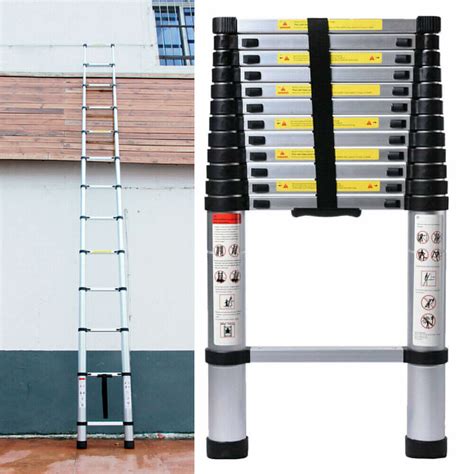 Aluminum Telescoping Ladder Extension Ladders Retraction Collapsible