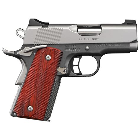Kimber 1911 Cdp 45 Auto Acp 3in Satin Silver Pistol 71 Rounds