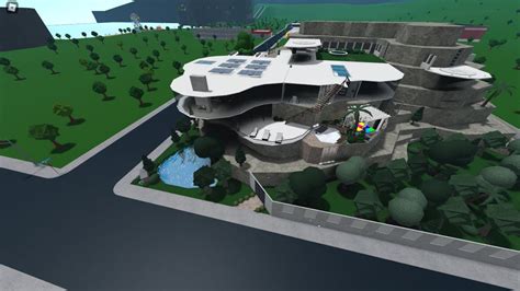 Bloxburg Modern Beverly Hills Mansion Speedbuild Made For Vlone V2