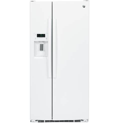 Ge Appliances Gss23ggkww 33 Inch Freestanding Side By Side Refrigerator