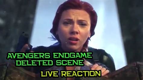 Deleted Scene Black Widow Dan Hawkeye Di Vormir Reaction Avengers